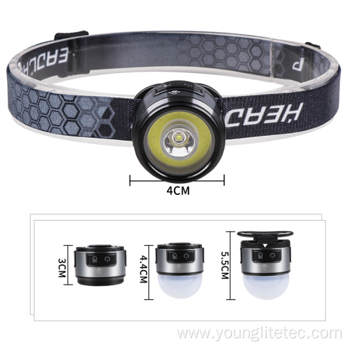 multifunction type-c charging magnetic headlamp hat light